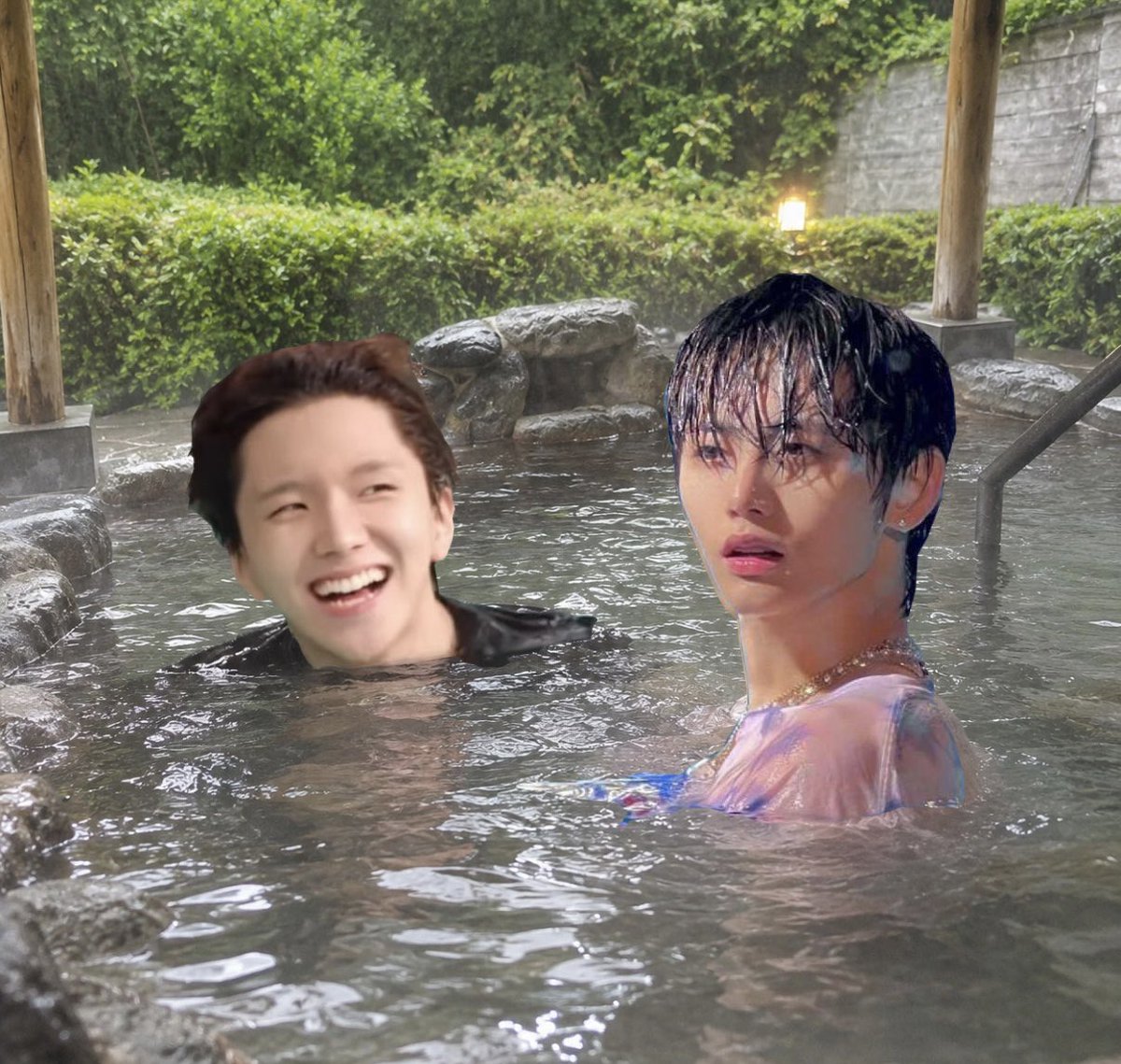 0gxveg's tweet photo. 약간 뭐 이런 느낌
연상은 온천이 너무 좋아서 그 분위기를 느끼고 있는데
연하는 그런 연상이 귀여워서 계속 쳐다보고
그러다 나중엔 서로 눈 마주쳐서 깔깔 웃고
또 그러다 예 뭐~ 뽀뽀도 하고~뭐~^^ https://t.co/UXpb2bxju2