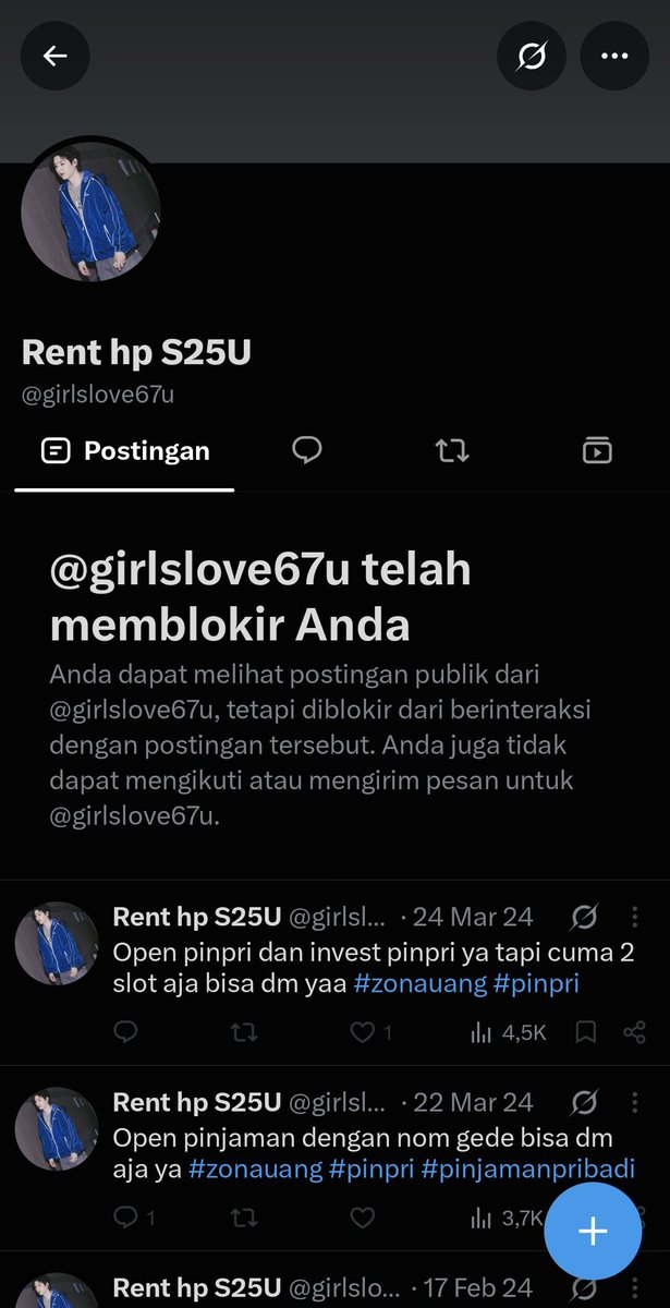 sunkyyi's tweet photo. siapapun yg nyari rent hp hati hati guys
si bangsat ini @girlslove67u scammer anj dri konser tds4, ganti' unem mulu ngeles ga bisa move wa/ig anj https://t.co/SDGamQlvzx