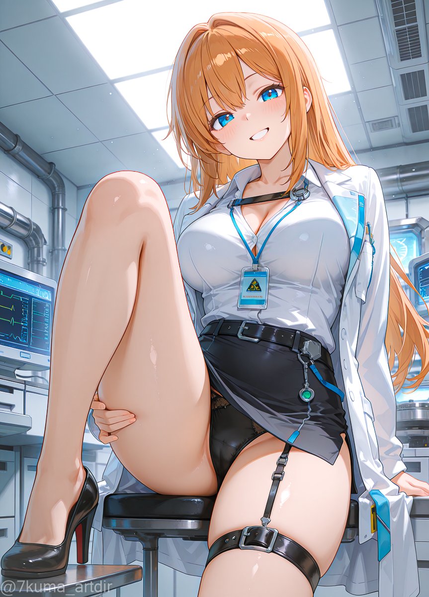 7kuma_r18's tweet photo. 「この服？ やっぱり研究室で作業するには、これが一番しっくりくるのよね。」
※ファンアート
#NIKKE #マクスウェルオーディナリーメカニック https://t.co/J95ZzzNRHT
