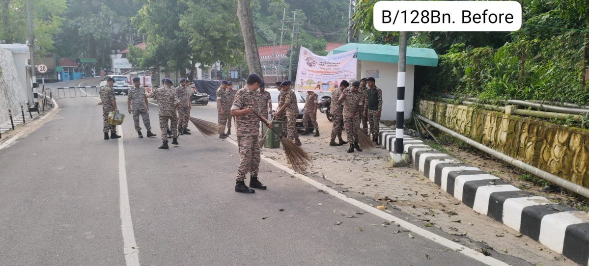 128bn_crpf's tweet photo. Special campaign 6.0 by 128BN, CRPF  for institutionalising Swachhta and minimising pendency in Govt Ofices. 
#SpecialCampaign6
@crpfindia @HMOIndia @PIBHomeAffairs @PMOIndia @DARPG_GoI @NesHqr @RangeCrpfGty https://t.co/G9WCwc94qL