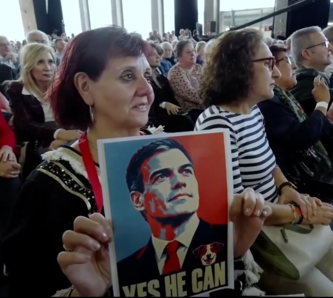 MBSLK35O's tweet photo. @sanchezcastejon @ciudadanoalt he visto el vídeo y no he podido creerme a la Charo con una imagen de Pedro primero el bondadoso con estilo soviético 😂 https://t.co/ixCVpXLoiP