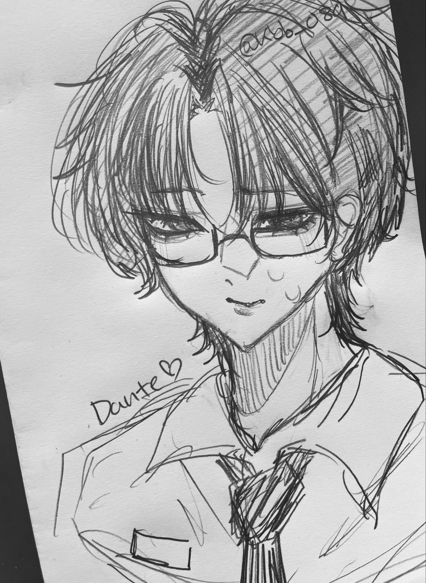 kbb_089's tweet photo. First time drawing Dante, it doesn’t look the best, but I had fun!😅❤️ here’s the small sketch..I apologize for not posting much here !😭
#FOGLAND https://t.co/1jEf6GSP0c