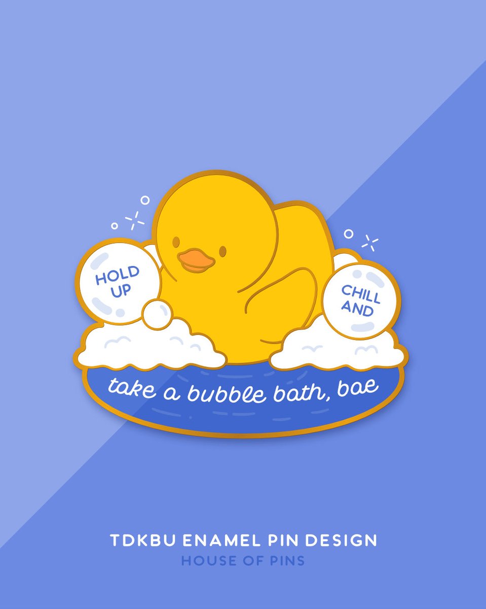 houseofpinsshop's tweet photo. hold up, chill and take a bubble bath, bae 🛁 do the math and go, just say what you say / they don’t know ‘bout duck enamel pin design! https://t.co/JnJCvqmy1M