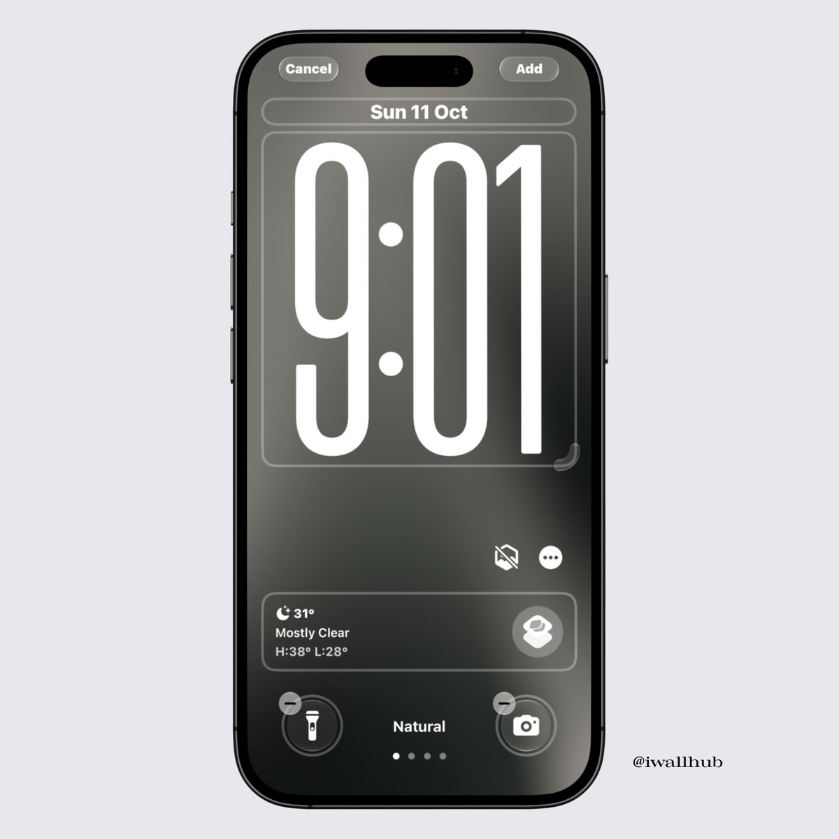 iwallhub's tweet photo. Dark gray iPhone lock screen.
Big white time. Almost black. Nothing extra on the screen.
Would you actually keep this on your iPhone?
Reply YES or NO.
#iPhoneWallpaper #LockScreen #iOS26 #AMOLED #MinimalWallpaper #iPhoneSetup #LockScreenSetup #DarkMode #Wallpaper #iWallHub https://t.co/gf4b0r895g