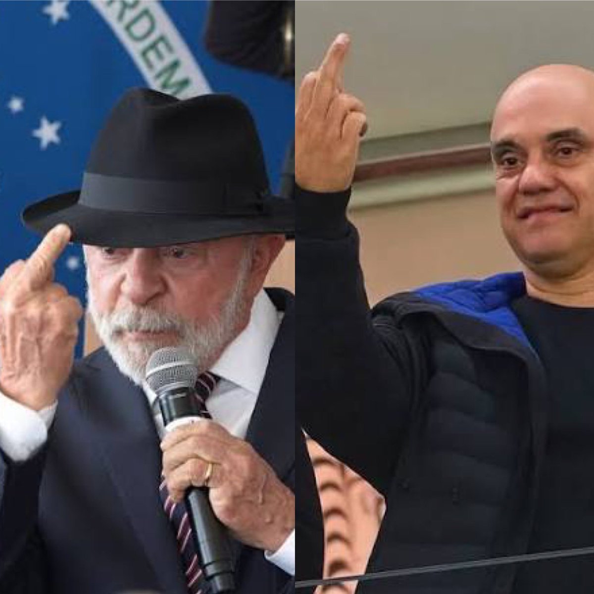 GayerGus's tweet photo. Tá chegando a hora do Brasil dar o dedo do meio pra esses dois https://t.co/IIMRAtoTxC