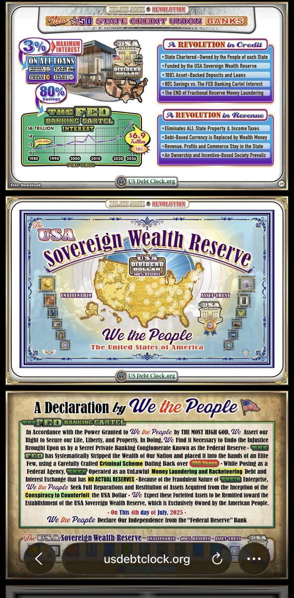 Southern_Grit1's tweet photo. @sandrica50 @StephenM And it is finally being revealed and corrected, thus the Sovereign Wealth Reserve https://t.co/hcBUBtklxF