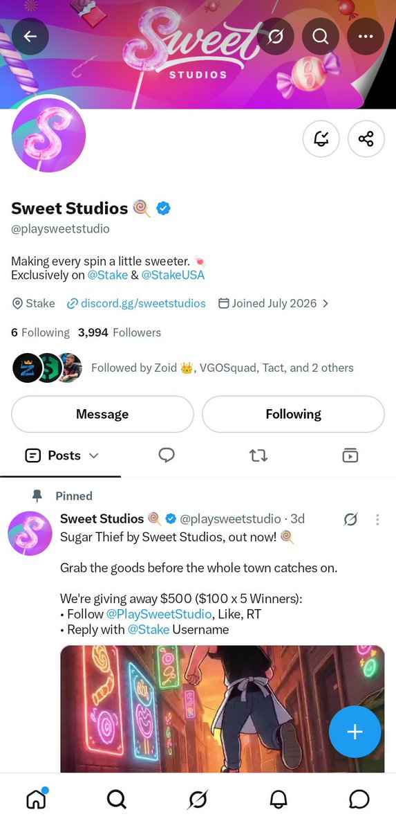 cogucart's tweet photo. @playsweetstudio Done all task
Thanks for this amazing opportunity
LFG ☄️☄️

Stake username cogucart https://t.co/eNySxaImFx