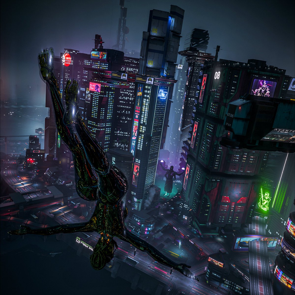 tyura333's tweet photo. World of Cyberpunk

#Cyberpunk2077 https://t.co/SvrMI12R9V