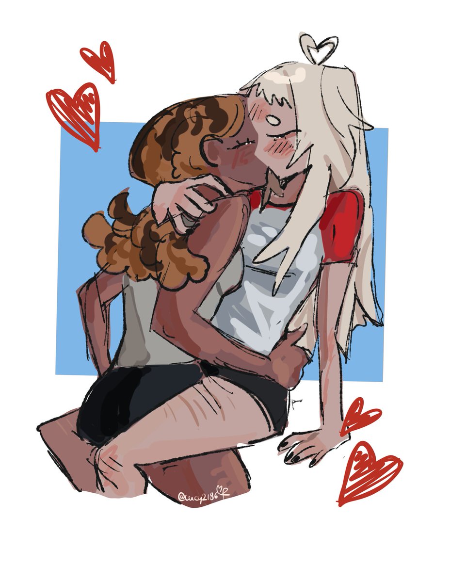 lucy21861's tweet photo. More Yuri for you yuriholics ( I am one too) #oc #yuri https://t.co/hKIWJc3KxK