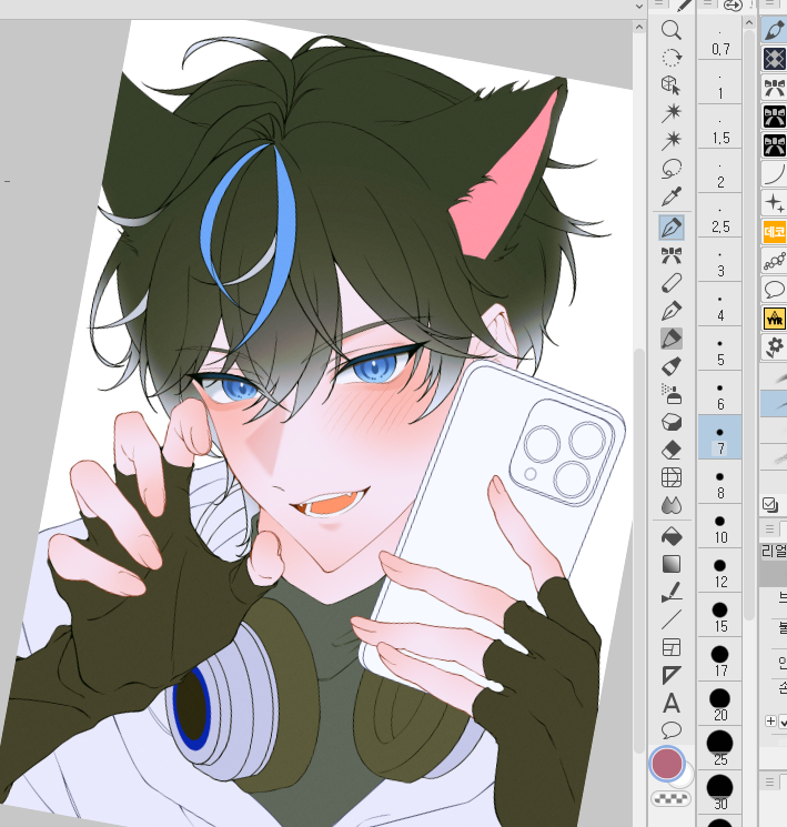 M1_ON1's tweet photo. #투데이쿠로아트 💙
 wip,,🫪🐾 https://t.co/VxoPxh3C7y