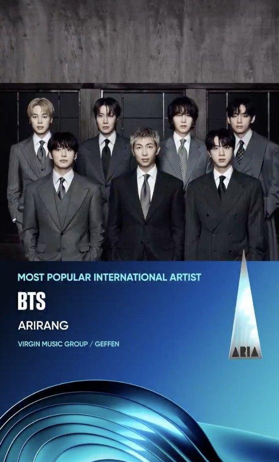Plumeriadil77's tweet photo. I vote for #ARIASBTS at the 2026 ARIA Music Awards. 

Repost 🔁 to vote. https://t.co/I5chAvyWeV