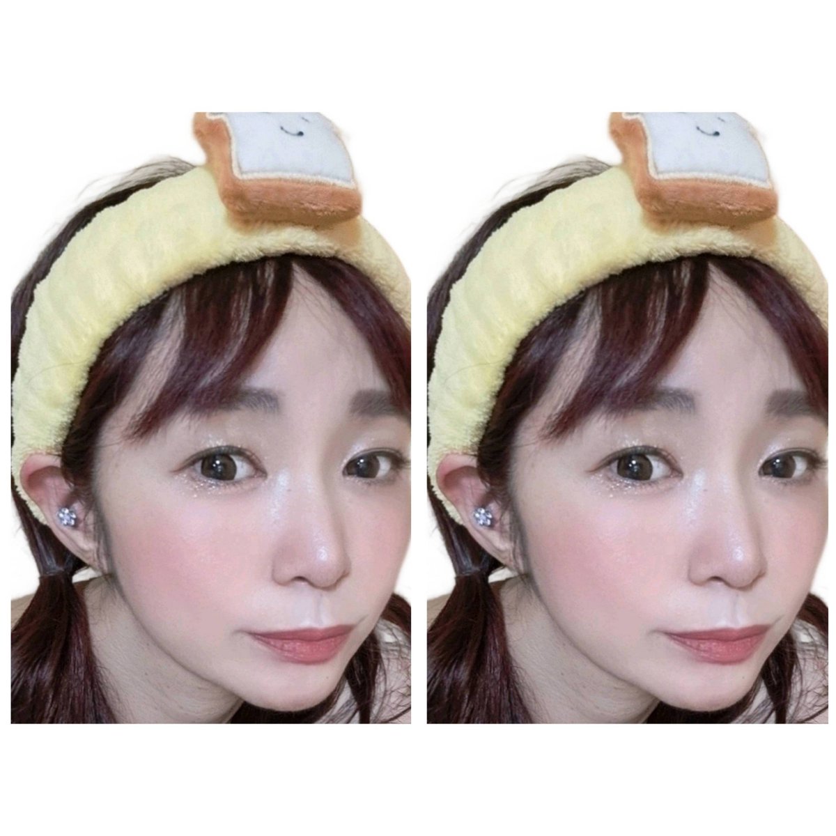 realism1124's tweet photo. おにぎりヘアバンドの次は食パン🍞
DAISOありがとう、かわいい https://t.co/WJ3mDQgkYA