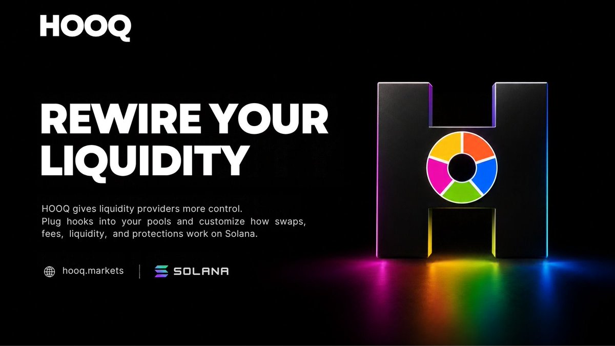 Hooq_Markets's tweet photo. Liquidity, reimagined.

Precision. Flexibility. Innovation — engineered for the next era of DeFi on Solana.

HOOQ. Rewire your liquidity.
Web : https://t.co/2BCcIVMmQH

#HOOQ #Solana #DeFi https://t.co/WhNGqEggAo