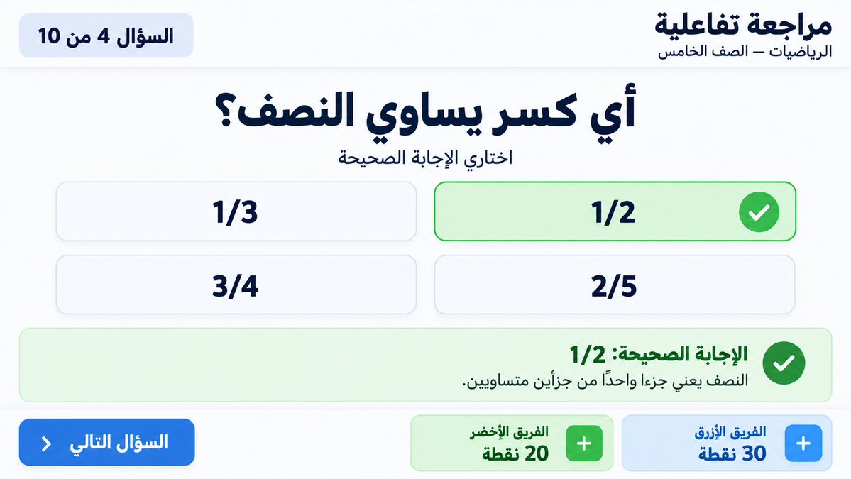 Prmptor's tweet photo. 🟠آخر عشر دقايق في الحصة
تبي تراجع الدرس والطلاب طفشانين..!
واسئلة السبورة المعتادة ما عادت تحمسهم
قبل كم يوم نزل GPT-6 في ChatGPT
ومعه ميزة جديدة تقدر تبني لك لعبة مراجعة تفاعلية داخل المحادثة نفسها
صور صفحة الدرس
ويطلع لك اسئلة من نفس المحتوى
الطالب يختار الاجابة بضغطة
ويطلع الصح مع شرح قصير
وتقدر تخلي الفصل فريقين والنقاط قدامهم على الشاشة
والميزة متاحة للمجاني والمدفوع
هذا البرومبت يجربها لك 👇
"ابن لي لعبة مراجعة تفاعلية من صفحة الدرس المرفقة تعمل داخل المحادثة نفسها باستخدام الواجهة التفاعلية
لا تعطيني كودا ولا شرحا نصيا بدل اللعبة
المدخلات:
صورة صفحة الدرس: [ارفقها]
الصف: [ ]
بنين أو بنات: [ ]
عدد الأسئلة: [8 / 10 / 12]
المطلوب:
1- استخدم المعلومات الموجودة في الصفحة المرفقة فقط
2- اعرض سؤالا واحدا في كل مرة بخط عربي كبير وواضح
3- نوع بين اختيار من متعدد وصح أو خطأ
4- اجعل الاجابات أزرارا قابلة للضغط
5- بعد اختيار الاجابة اظهر الصحيح مع سطر تفسير قصير من الصفحة
6- أضف لوحة نقاط للفريق الأزرق والفريق الأخضر
7- أضف زر للسؤال التالي
8- في النهاية اعرض النتيجة والفريق الفائز مع زر لإعادة اللعبة
9- رتب الأسئلة من الأسهل إلى الأصعب
10- استخدم صياغة تناسب [بنين أو بنات]
مهم:
لا تضف سؤالا أو معلومة من خارج الصفحة
إذا كانت كلمة أو معلومة في الصورة غير واضحة لا تخمنها
لا تعرض كودا ولا خطوات برمجية
أريد اللعبة نفسها داخل المحادثة"
-----
🟢طريقة الاستخدام:
1- افتح ChatGPT في Chat العادي
2- ارفع صورة صفحة الدرس
3- الصق البرومبت وعبي الصف وعدد الأسئلة
4- إذا ظهرت لك اللعبة اعرض المحادثة على شاشة الفصل
5- الطلاب يجاوبون والمعلم أو الطالب يضغط الاختيار من الجهاز المتصل بالشاشة
تشتغل على Free وGo والخطط المدفوعة مع اختلاف حدود الاستخدام
إذا ما ظهرت لك الواجهة التفاعلية حدّث تطبيق ChatGPT أو جرّب من الويب
وإذا كنت تستخدم Pro reasoning غيّره إلى وضع يدعم Intelligent UI
#prompt #Chatgpt #الذكاء_الاصطناعي #grok #gemini #برومبت #تعليم