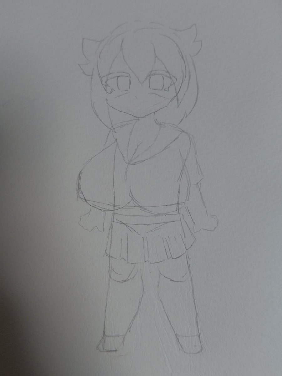 Mint_Illus's tweet photo. なんか違うってなったので今ボツになりました https://t.co/qziC5yyPFR