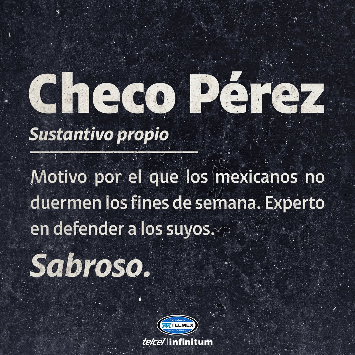 escuderiatelmex's tweet photo. 😏 En 3 domingos estaremos disfrutando de un SABROSO fin de semana con @SChecoPerez en el #MexicoGP 🇲🇽🏎️💨 https://t.co/l3a5FKdaFk
