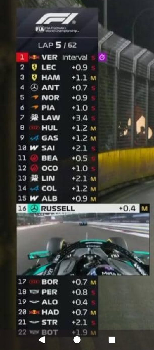 DtYumu's tweet photo. The impossible overtakes taken in mini screen. It's not even the half of the lap yet but this guy overtakes to catch up really fast https://t.co/o6pd8eAlv7