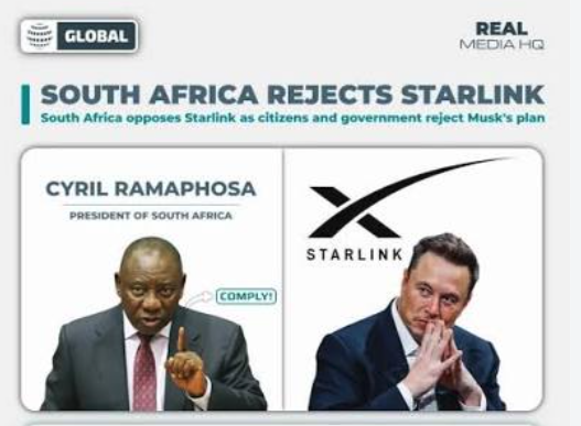 iamkrishradha's tweet photo. Elon musk was born in South Africa. Spent 17 years there. South Africa has not given permission to Starlink.

Yet, he is behind India and forcing government to accept starlink, crazy joke of the decade 😂 https://t.co/EiuLfpg5nB