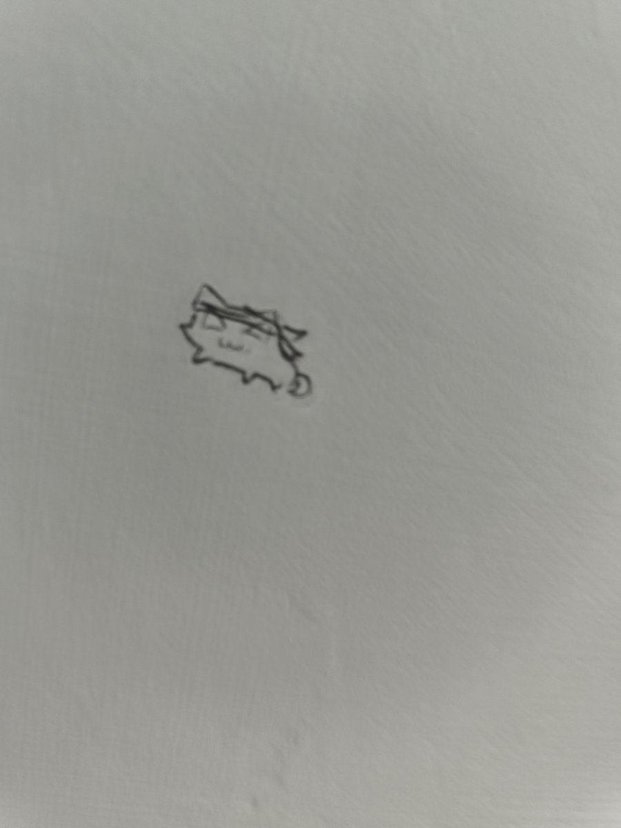jesssatire's tweet photo. the lil voidling on ceiling. he watches me sleep. https://t.co/hmFAKMdt3i