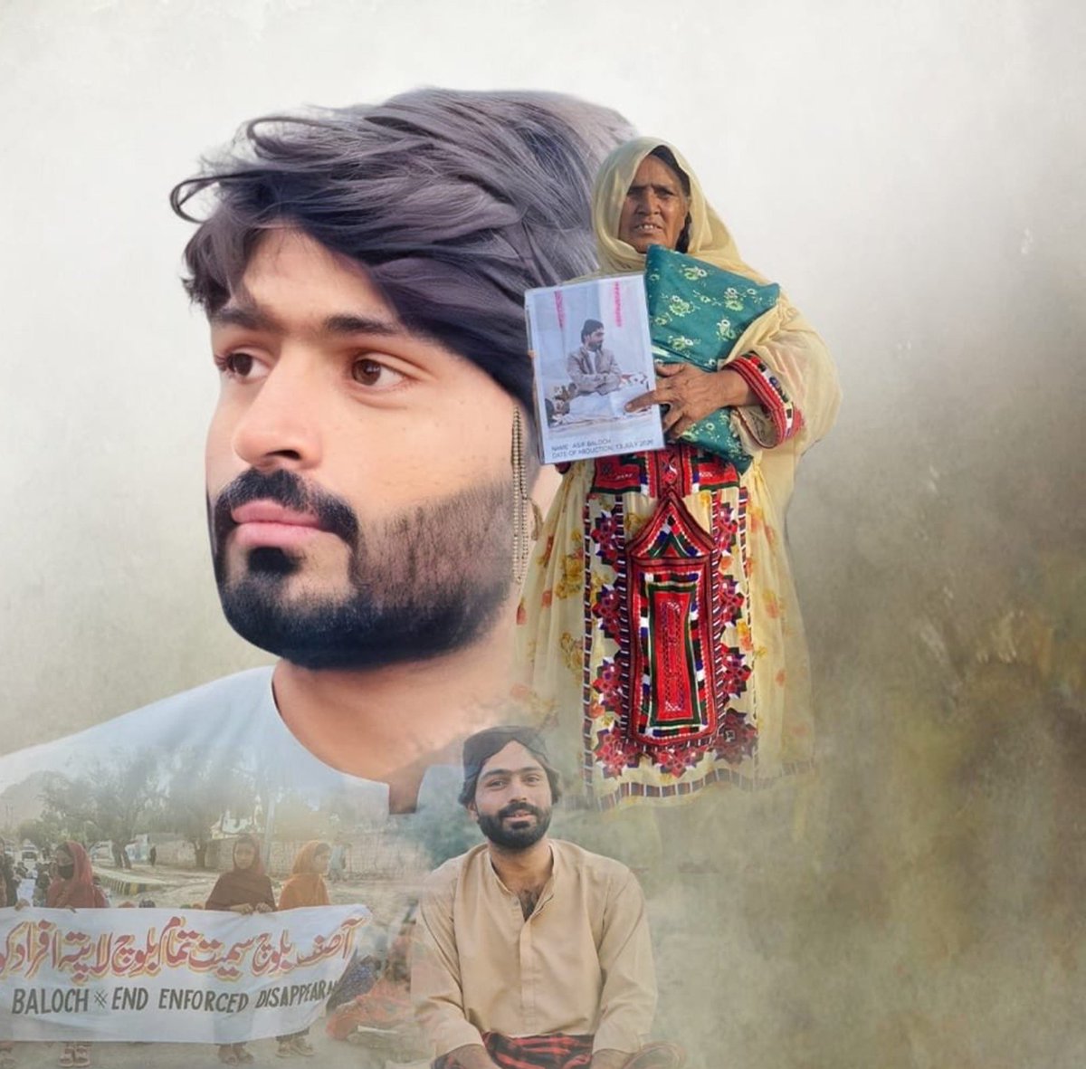 naheeda_baloch8's tweet photo. With the Holy Quran in one hand and her son’s picture in the other, this mother asks a question that no parent should ever have to ask. Where is her son, Asif? Her plea reflects the pain and uncertainty endured by families searching for their loved ones.
#ReleaseAsifBaloch https://t.co/UkGu09EYYN