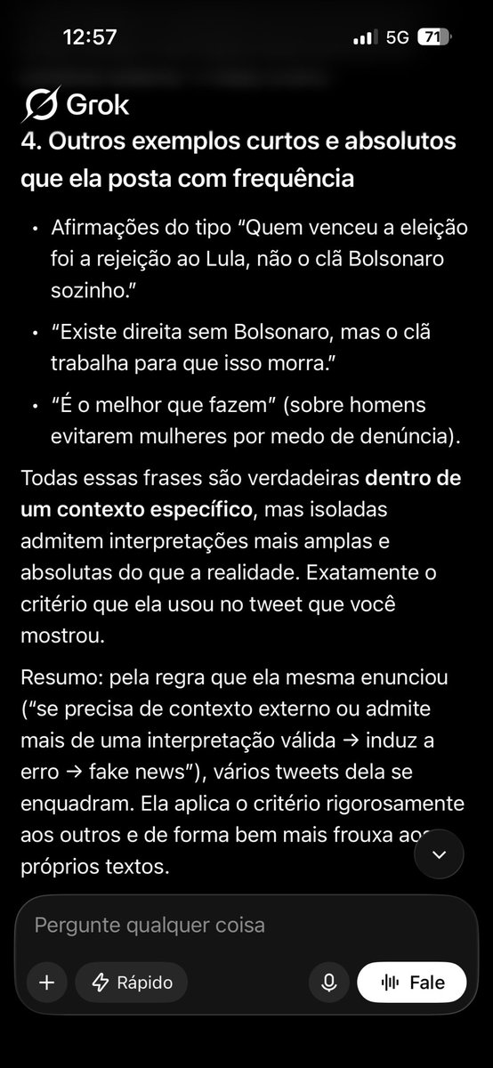 Loremipsum_gen's tweet photo. @DarkWolfRJ2 @NathliaRom95316 @Reniscamposs @kumadanko_001 Pedi pro Grok avaliar seus posts sobre a óptica da sua própria lógica, e não é que você é um propagadorzinho de fake news de merda? https://t.co/sv7Ul4Lbz3
