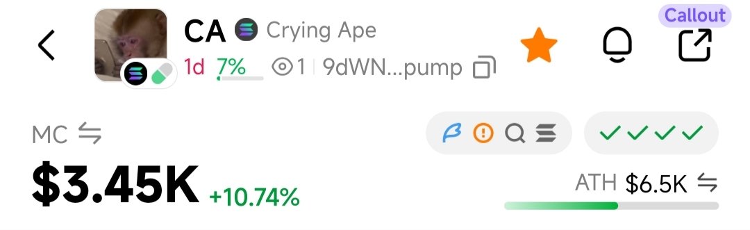Ox_TR_'s tweet photo. Og #CA 

Crying Ape

9dWN8RdeFsGniUKvFHtEttwt8ztuMNwnAagTincrpump

New #CA 

8CREudKTjbMQqjtTCLw5fNVksKVWpHA4MKzJNRFMpump https://t.co/WsctJJQ1TK