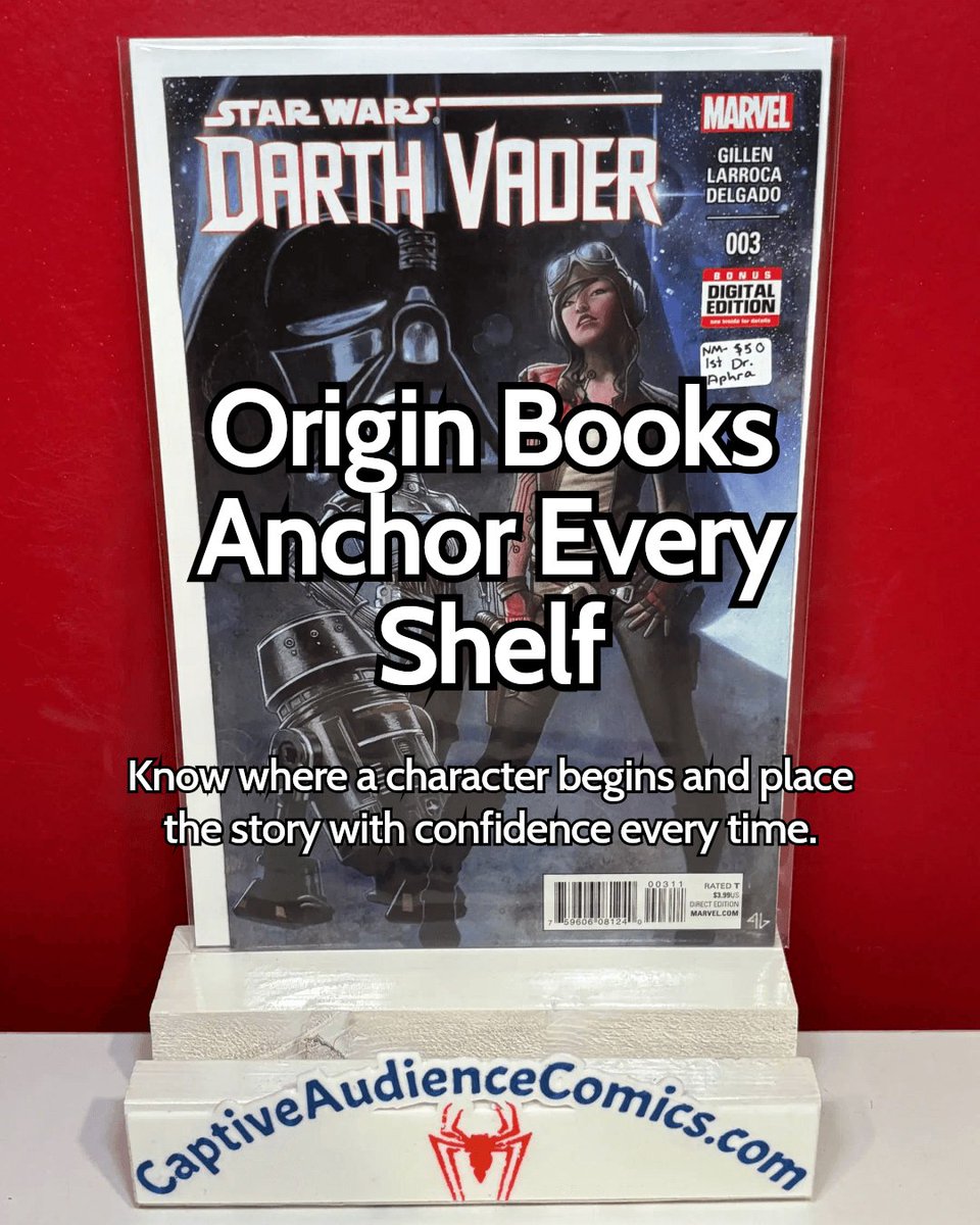 Captive_Comics's tweet photo. Why do origin books anchor shelves? Because they explain where a character starts, and that makes the rest of the run easier to read. Buyers can place the book fast, then decide if it fits the shelf.
https://t.co/AcnddLnH7w #comiccollecting #comicbooks #cgc #cbcs https://t.co/8NRaIfjVHI