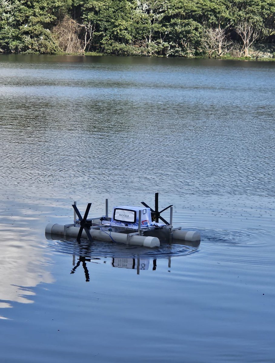 KrishnaPurwar5's tweet photo. Hello everyone I'm Krishna from Bangalore 👋🏻

I build @ScrubRobotics , an urban water body cleaning company for Bengaluru's lakes.

Lmk if you're interested in collaborating, providing mentorship, etc. My DMs are open! 

Our robot is already in:
- Kengeri Lake BLR
- Madiwala, BLR https://t.co/Yd4EyEgaIP