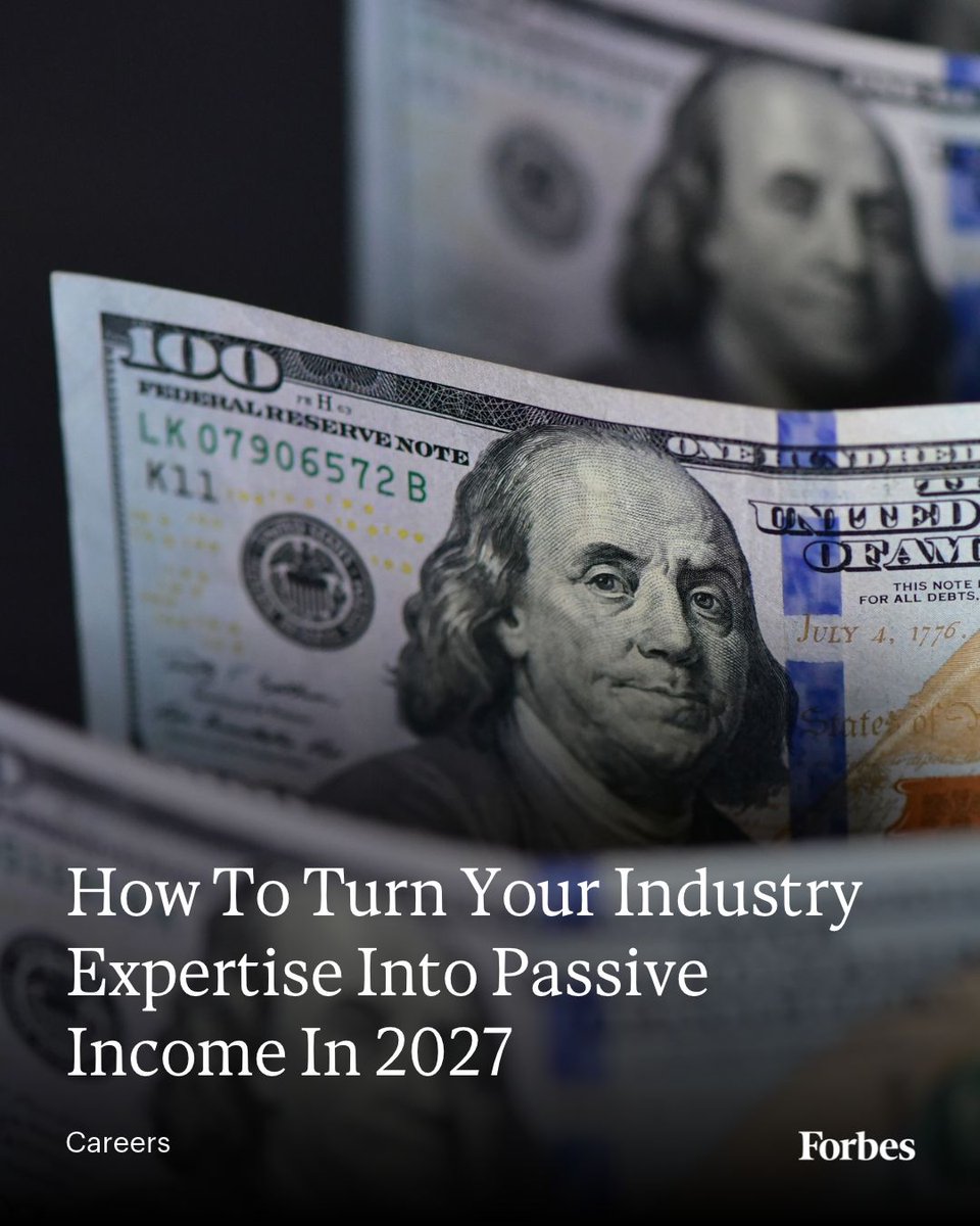 Forbes's tweet photo. Here are a few ways to repackage knowledge and skills into something that generates high income and long-term revenue.
Read more: https://t.co/rtPS6jy4Xr

📷: CFOTO/Future Publishing via Getty Images https://t.co/aFiZRuE7xO