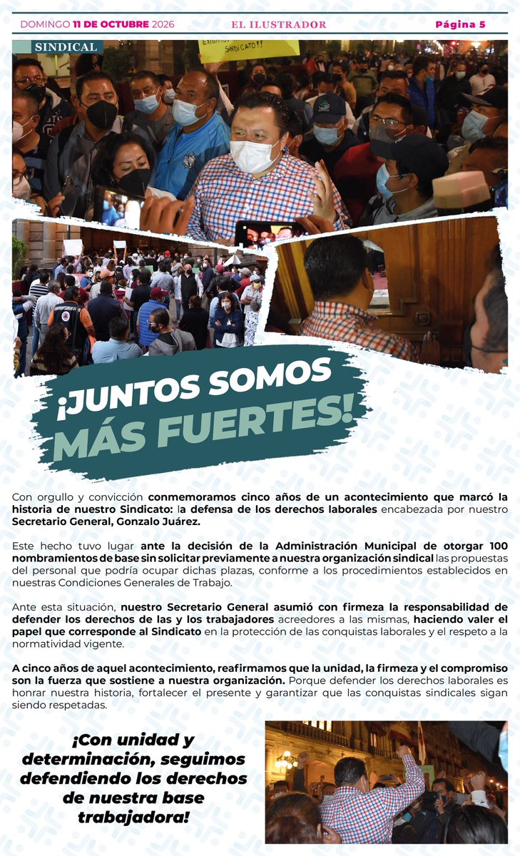 GonzaloJuarezM's tweet photo. #ElIlustrador 277 | Solidaridad, identidad y compromiso sindical.

Parte 2 https://t.co/Fl90tbrCt3