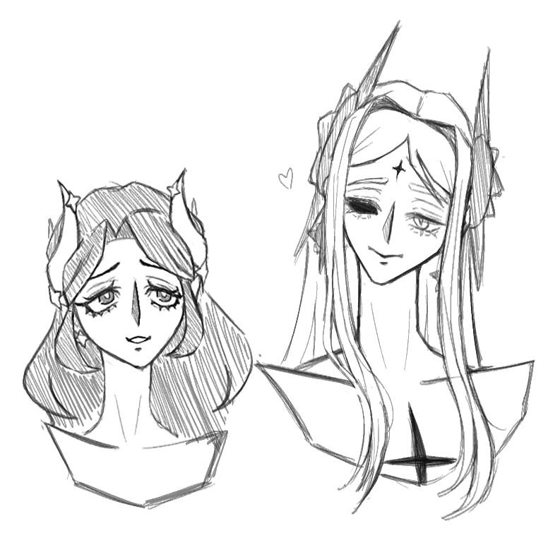 _Botenn's tweet photo. I did a few sketches of my OCs this week, so I'm posting them even though it's not much 🖤 
Hope you like my babys, I would love to post more content of them all... https://t.co/M7hTilG57K