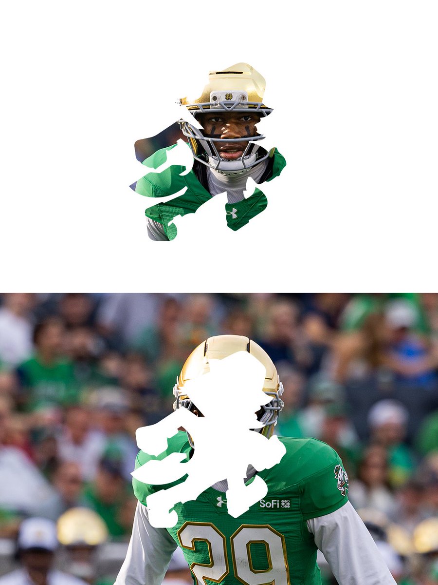 NDFootball's tweet photo. Leaving our mark 🏈

#GoIrish☘️ https://t.co/GrffNjEC6I