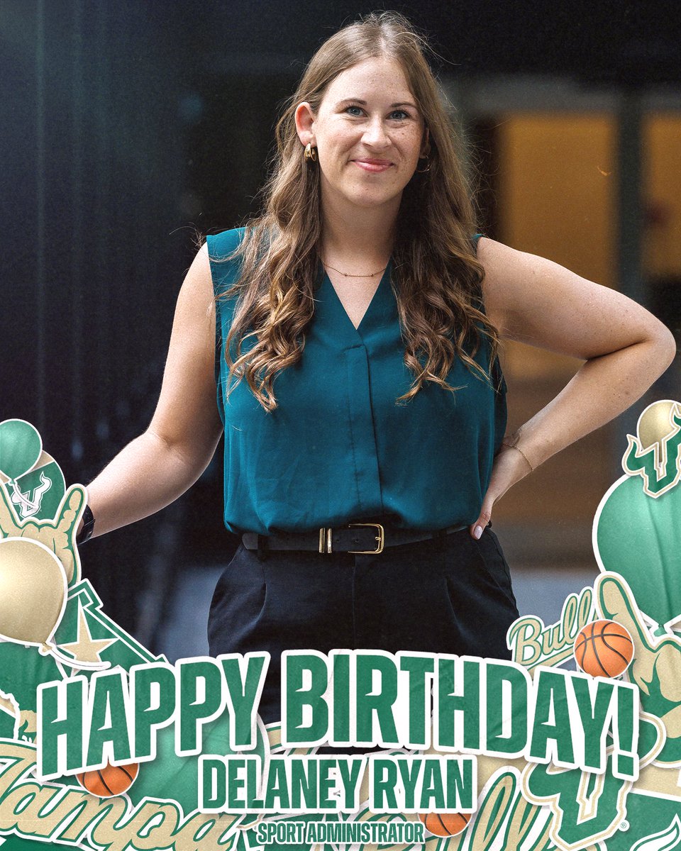 USFWBB's tweet photo. Happy Birthday @_delaneyryan_ 🎈 https://t.co/5q9tENWsLP