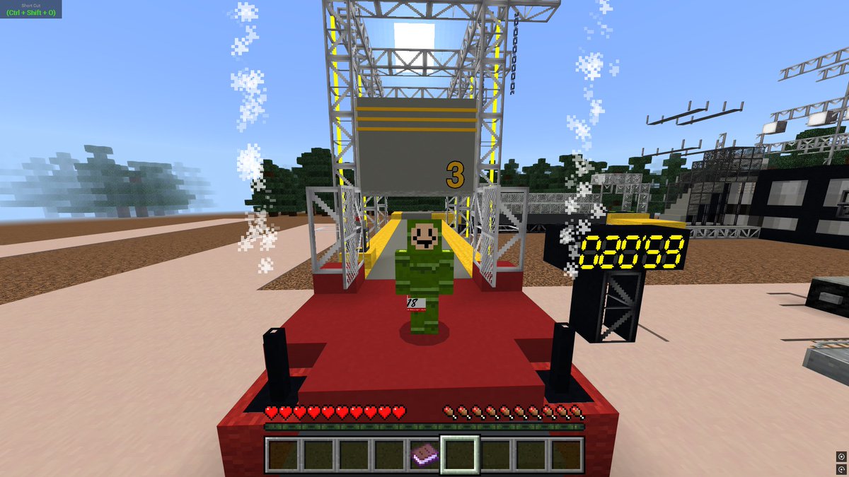 3taketo0122's tweet photo. SASUKE for Minecraft
クリフまで行けた！！！フライングバー疑惑の判定すぎる https://t.co/c6pZOyk2gy