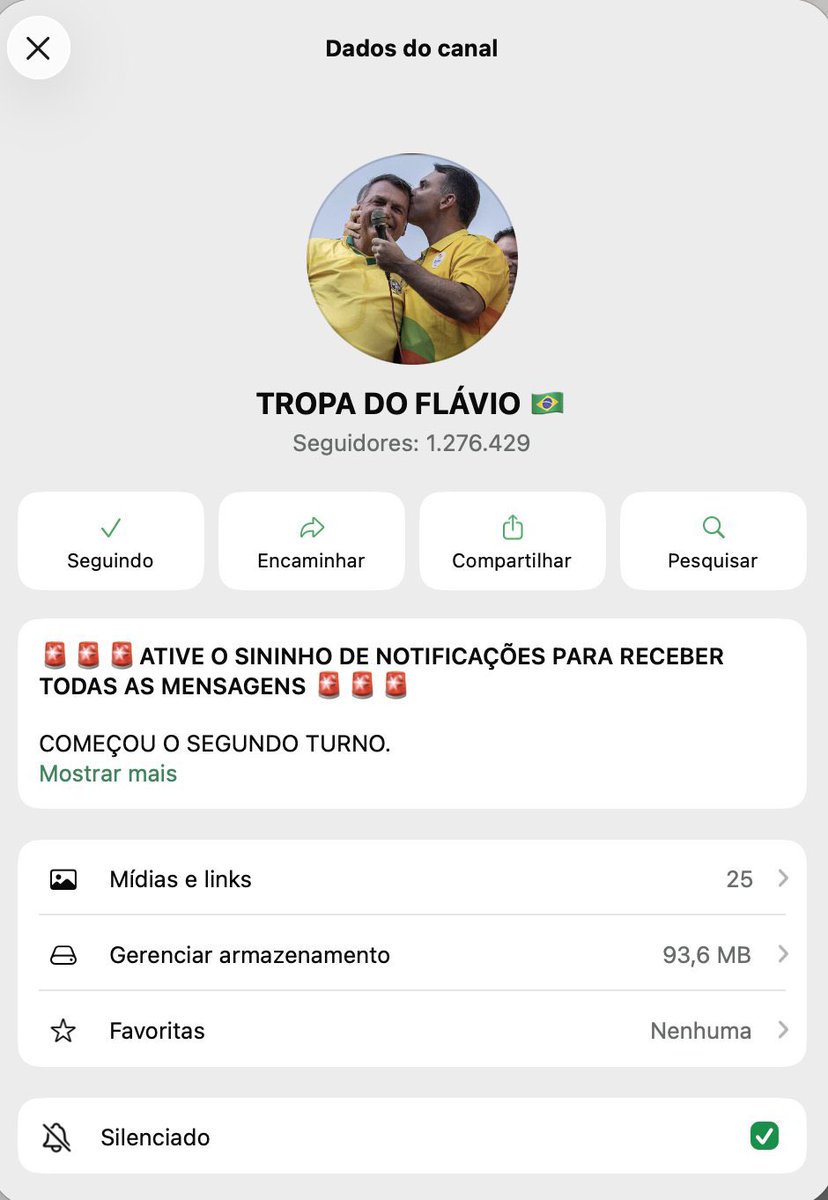 oxentejoaozinho's tweet photo. @g1 @joaoestevam012 O Lula não pode ter canal no WhatsApp e o Flávio Bolsonaro e seus comparsas podem porque? Isso é interferência na eleição claramente. @STF_oficial @FlavioDino @gilmarmendes https://t.co/dHyEXbaHBX
