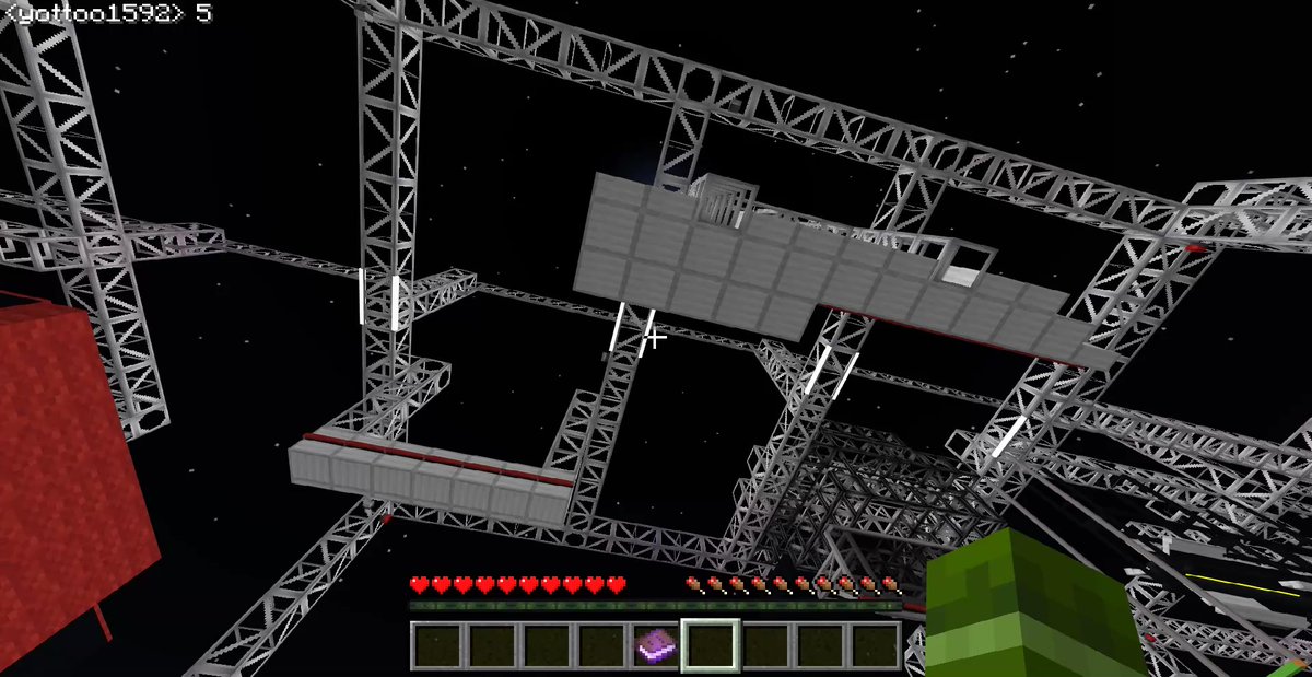 3taketo0122's tweet photo. SASUKE for Minecraft
クリフまで行けた！！！フライングバー疑惑の判定すぎる https://t.co/c6pZOyk2gy