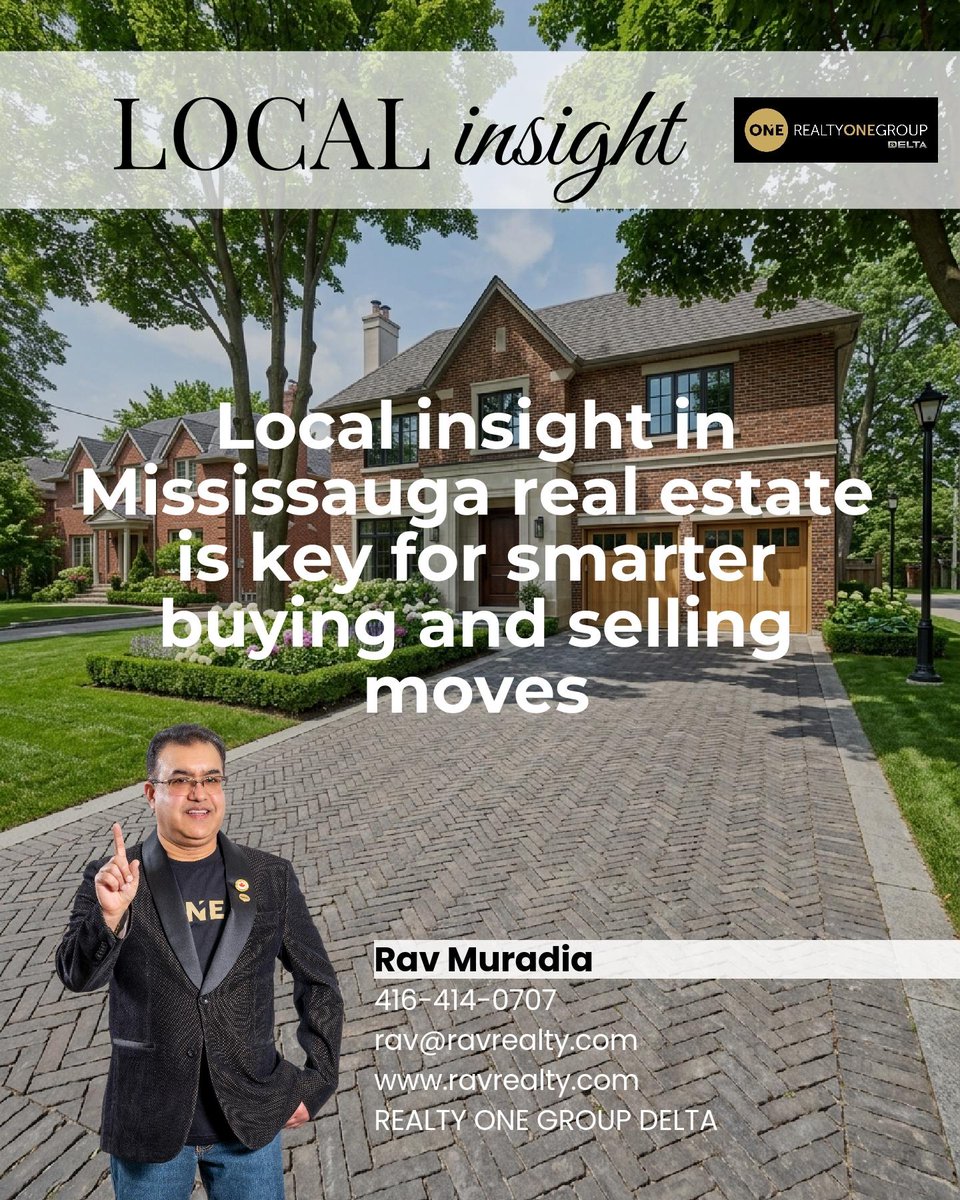 Ravrealty's tweet photo. In Mississauga’s varied market, local insight on timing, pricing, and negotiation is key for sellers and buyers alike. https://t.co/QLATKpmGsV