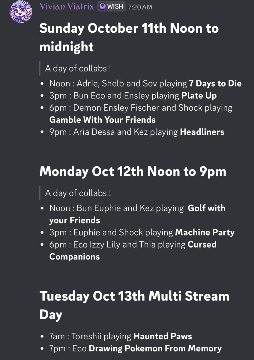 VivianViatrix's tweet photo. The Birthday Celebration kicks off NOW! 
We are live over on Twitch for a full day of fun! https://t.co/lIjwbwMw1K
