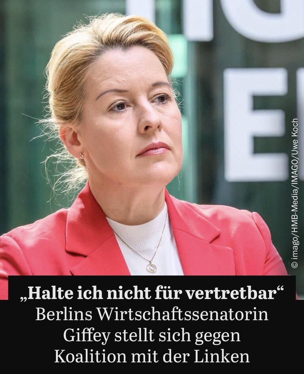 MelvinMiljkovic's tweet photo. Giffey hat recht. Wir müssen eine linke Bürgermeisterin für #Berlin verhindern. 

Kein Fußbreit dem Antisemitismus! https://t.co/eMxLww6kzP