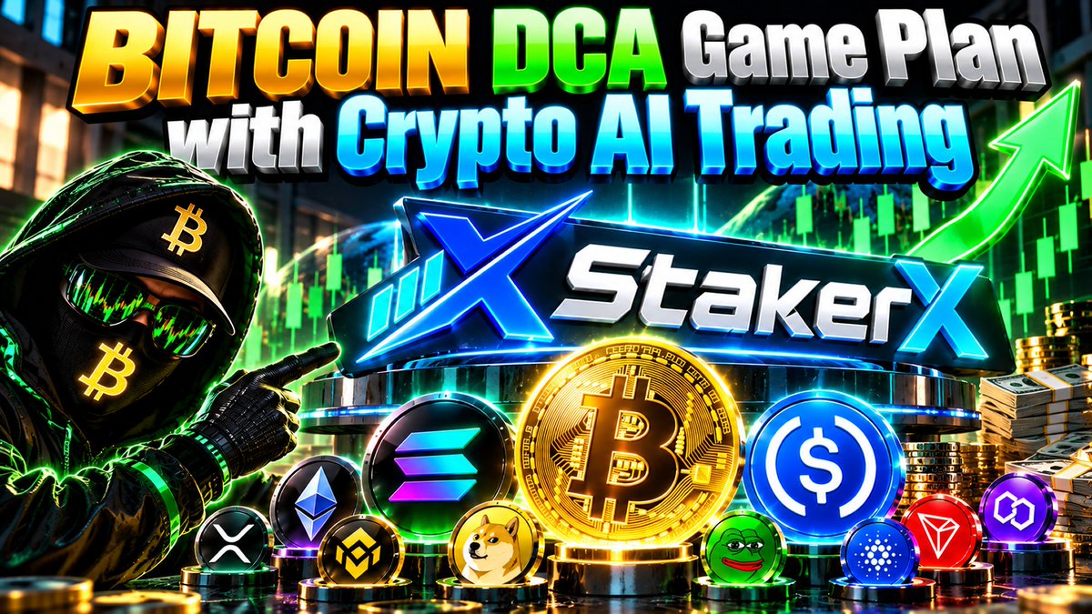 100xYOLO's tweet photo. My Bitcoin DCA Game Plan with Crypto AI Trading Bots
https://t.co/EC4qB03kWe via @YouTube
#bitcoin #ethereum #xrp #crypto #cryptocurrency #stakerx @StakerXAI #newsfeed #cryptofeed https://t.co/rtuIkTWGX0