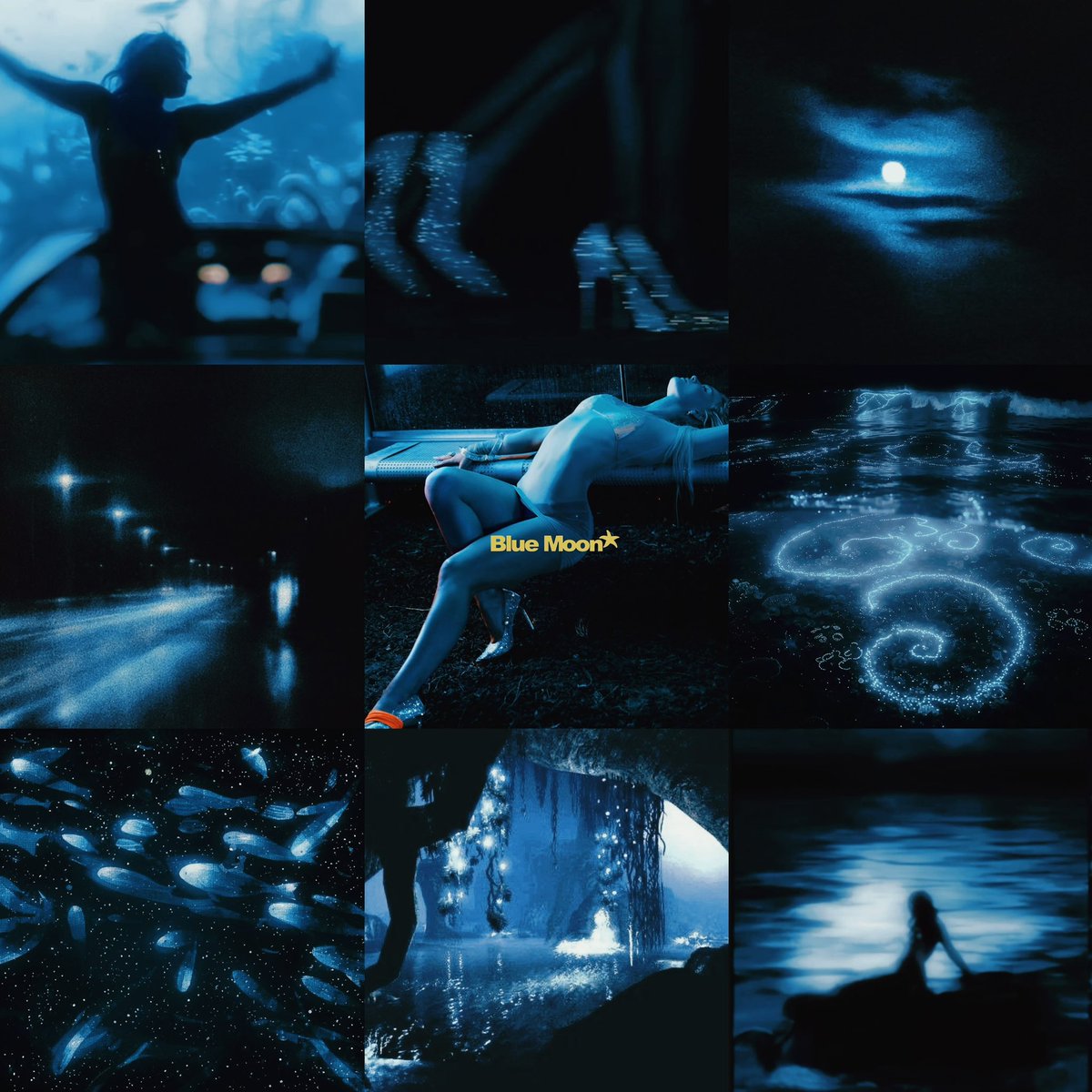 machinegunghope's tweet photo. blue moon mv out wed the 14th🌙🩵 @zaralarsson ⋰˚☆ https://t.co/rfVeY2gR6k