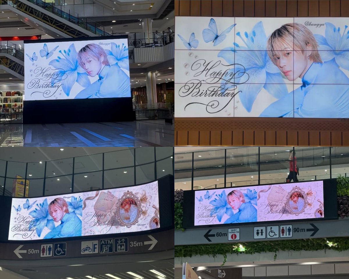 JIMIN_RECORD13's tweet photo. 베트남 하이퐁 AEON MALL의 4개 스크린에서 송출된 또다른 지민 생일축하 LED 광고입니다.

📍AEON MALL HẢI PHÒNG
🗓 2026.10.08
 
*주최 @ alpi_delova (Threads)
멋진 서포트 감사합니다 🙇‍♀️ 
➡️ https://t.co/y5cI1Di7XA

HAPPY JIMTOBER 
#JIMTOBER2026
#OurSerotoMin
#우리의_세로토민 #지민 https://t.co/0Y7HUYuDq0