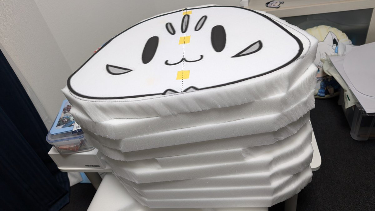 Gasuta_holo's tweet photo. 結構反響良かったみたいなのですこん部の頭ができるまでの流れを投下…！

これで誰でも作れるよ😆 https://t.co/hsb0m2CfRv