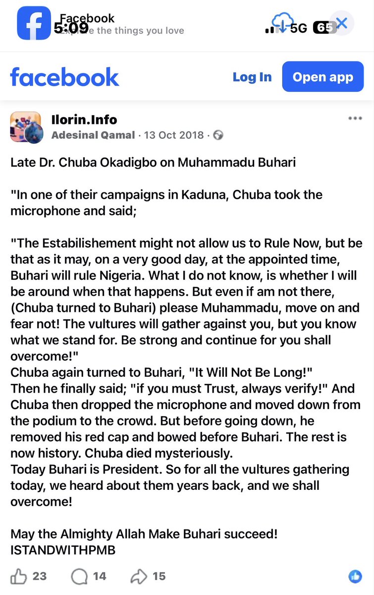 IsuphJt's tweet photo. 1st appeared publicly in 2018 ~ By those who recorded a PMB campaign stomp in Kaduna. Sam is Lying &amp; struggling to Gaslight Nigerians. https://t.co/5Eb259bt0J