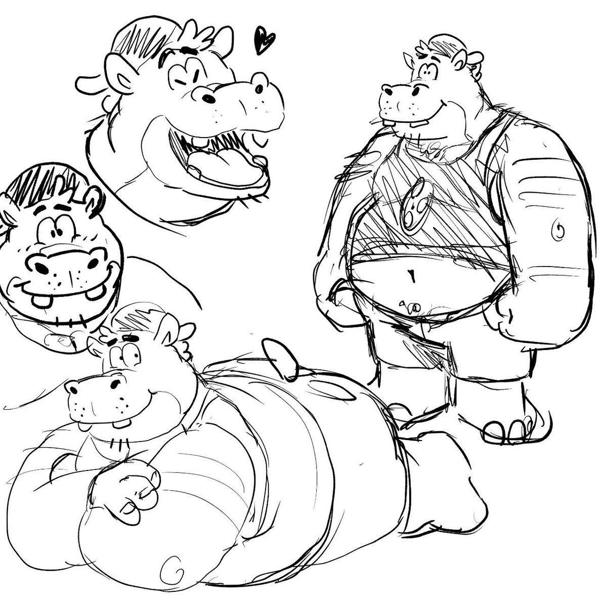 TomButAD's tweet photo. If I become a Hippo, would you still love me? 🦛 https://t.co/C56C6behjv