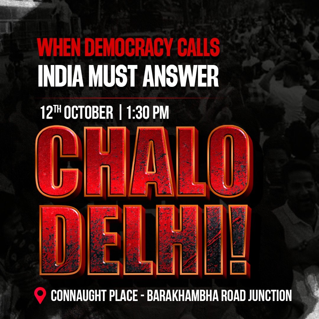 INCIndia's tweet photo. Be a part of the fight to save democracy. https://t.co/QKOQf7CgjI