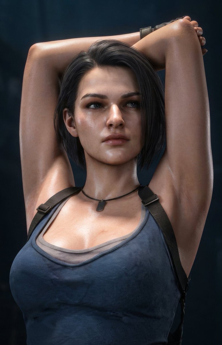 Serafbn's tweet photo. Jill Valentine https://t.co/78c5jgoCyC