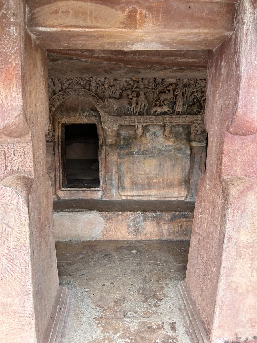 PantryCar's tweet photo. Visited the Historic Khandagiri &amp; Udayagiricaves in Bhubaneswar! 🤩

So glad to see the famous Hati Gumpha inscriptions about Kalinga King Kharavela. 

Quite ornate caves! 

@tskrishnan @ChithraMadhavan 

#Bhubaneswar #Kalinga #IndianHistory https://t.co/11IXPKEtqc