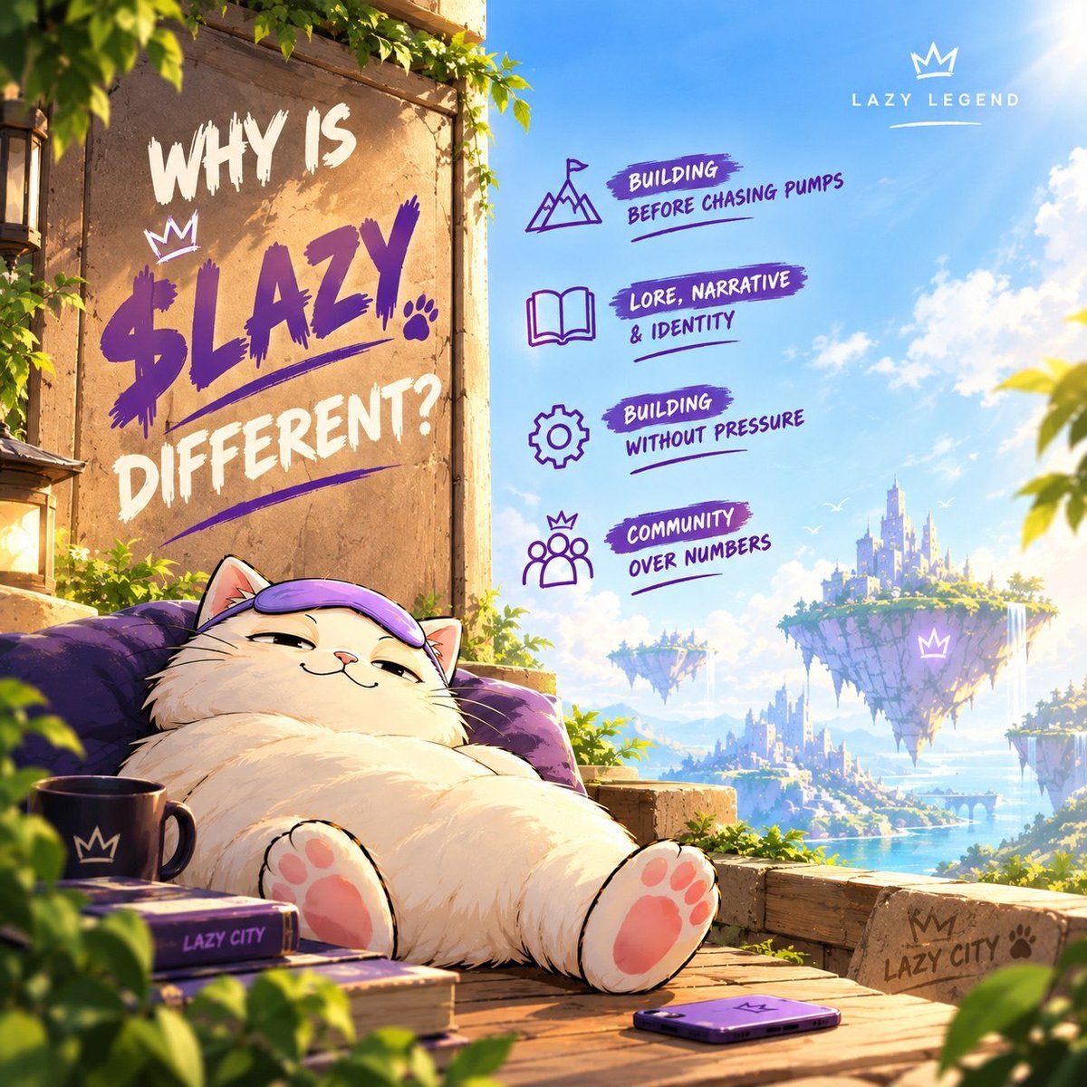 tobielyw2's tweet photo. Big appreciation to @Lazyleggend  and the entire Lazy Meme community! 
Keep building, and keep spreading positive energy. 
Thank you, Lazy Legend, for this amazing surprise! ❤️🐱
Big bags more  $LAZY

CA: YJGwM2uazxBEtfW68z6ga7LrTw98csFbfWHuptzpump 

#LazyMeme #Solan #crypto https://t.co/Hbw6Op5QDa