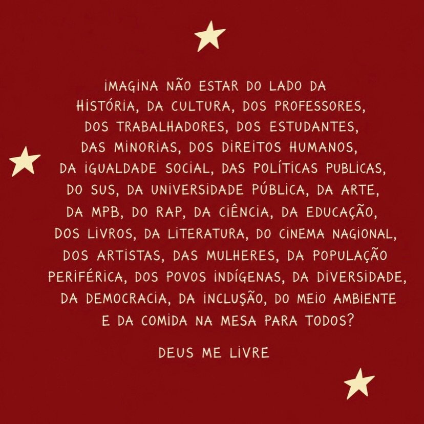 andreaad76's tweet photo. Lula Tetra ✊ 🚩⭐⭐⭐⭐ https://t.co/R7N7GJpRLo
